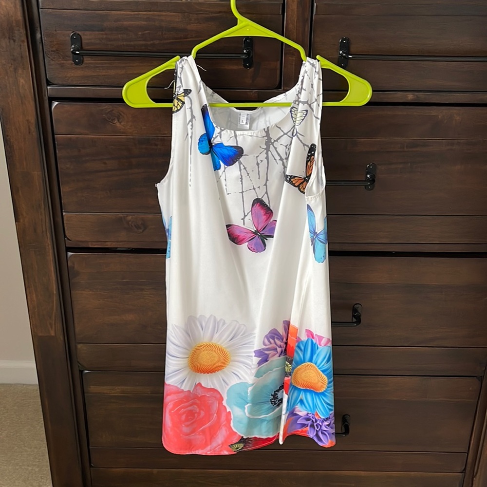 Spring butterfly dress